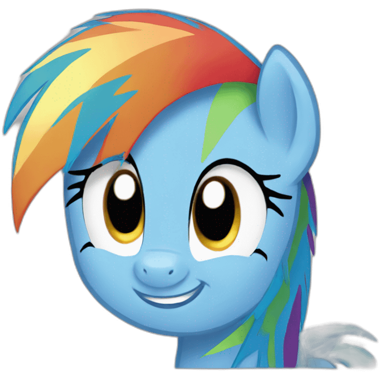 Rainbow dash emoji