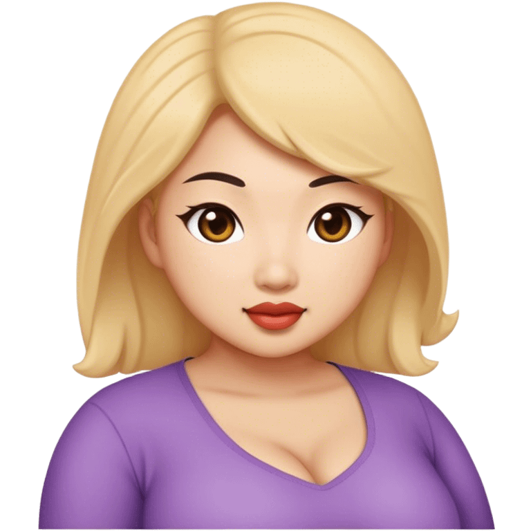 curvy asian woman emoji