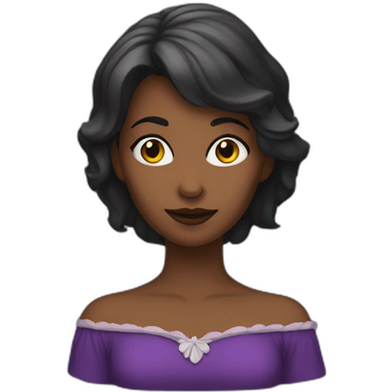 Femme chauve emoji