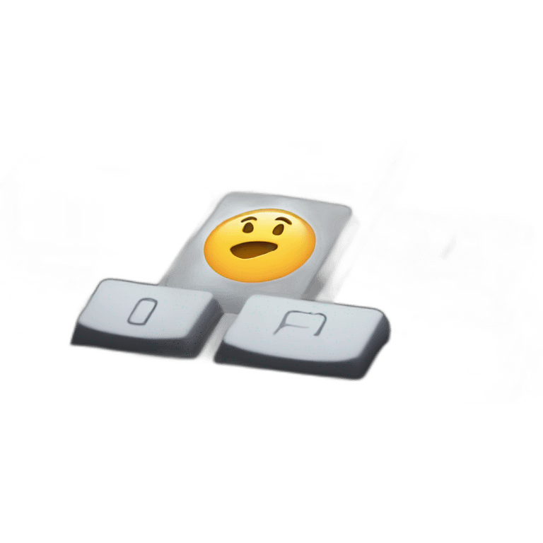 printing on keyboard emoji