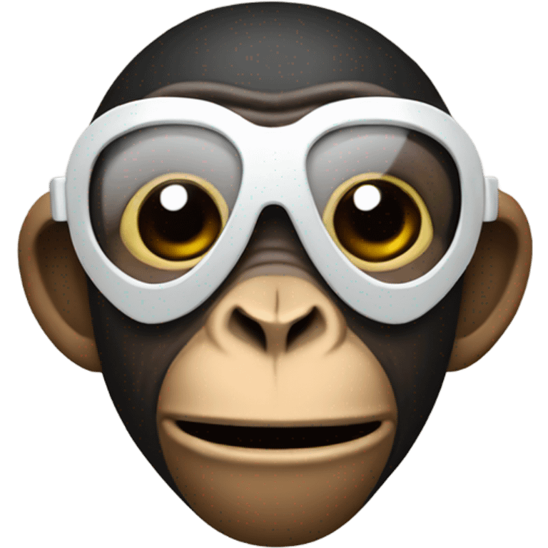 a monkey with a ski mask  emoji