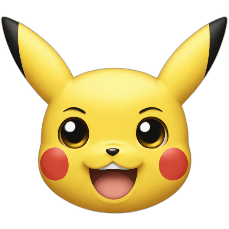 Pikachu face emoji