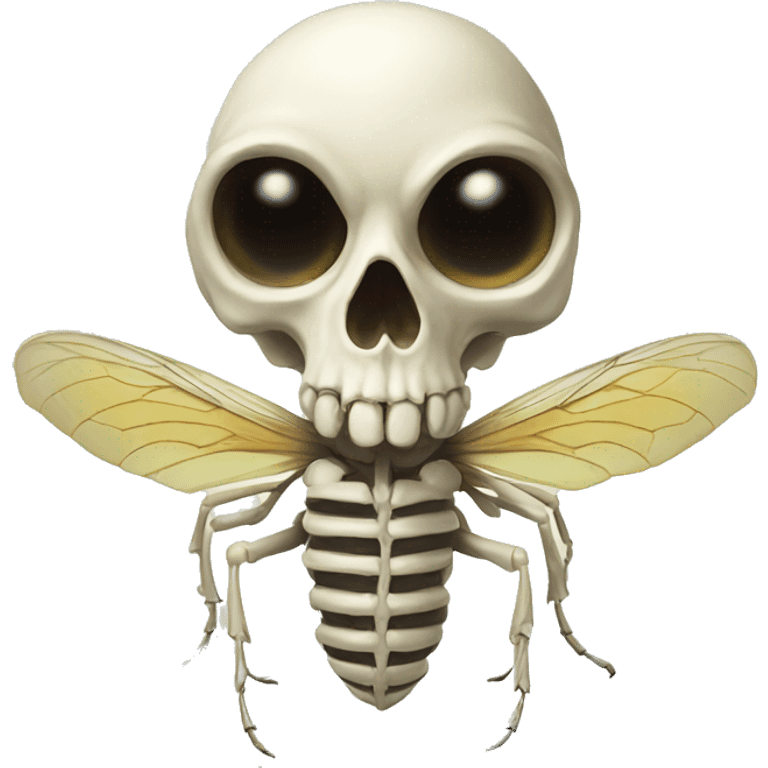 wasp skull skeleton emoji