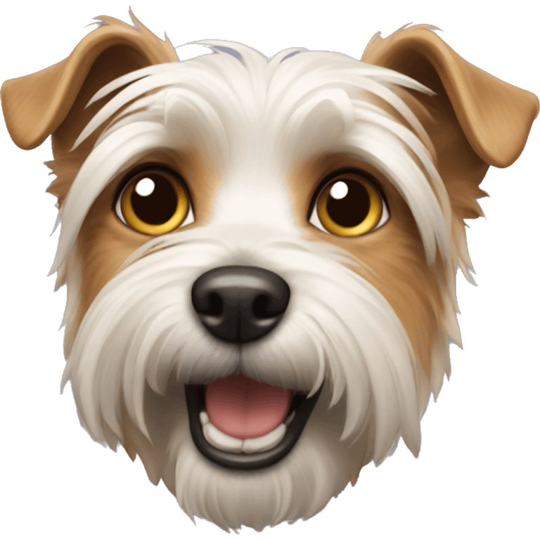 Yorsha terrier dog emoji