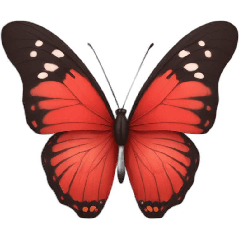 Red butterfly emoji