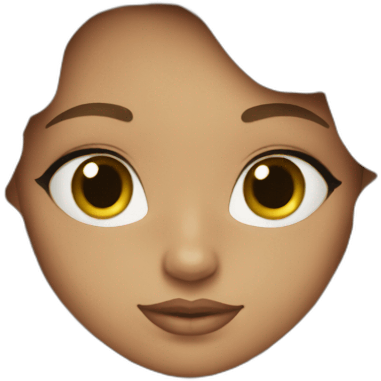 Beautiful girl valley girl emoji