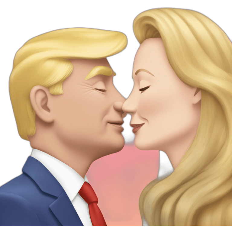 trump-and-putin-kissing,-lgbtq+ friendly, positivity, inclusiveness emoji