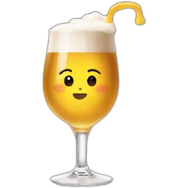 Christelle puech drink beer emoji