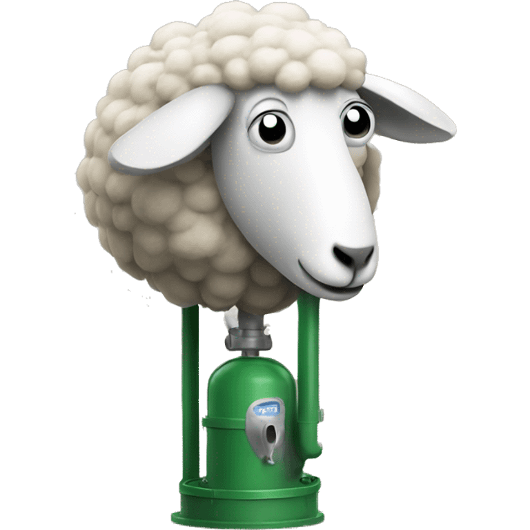 Sheep in the pump emoji