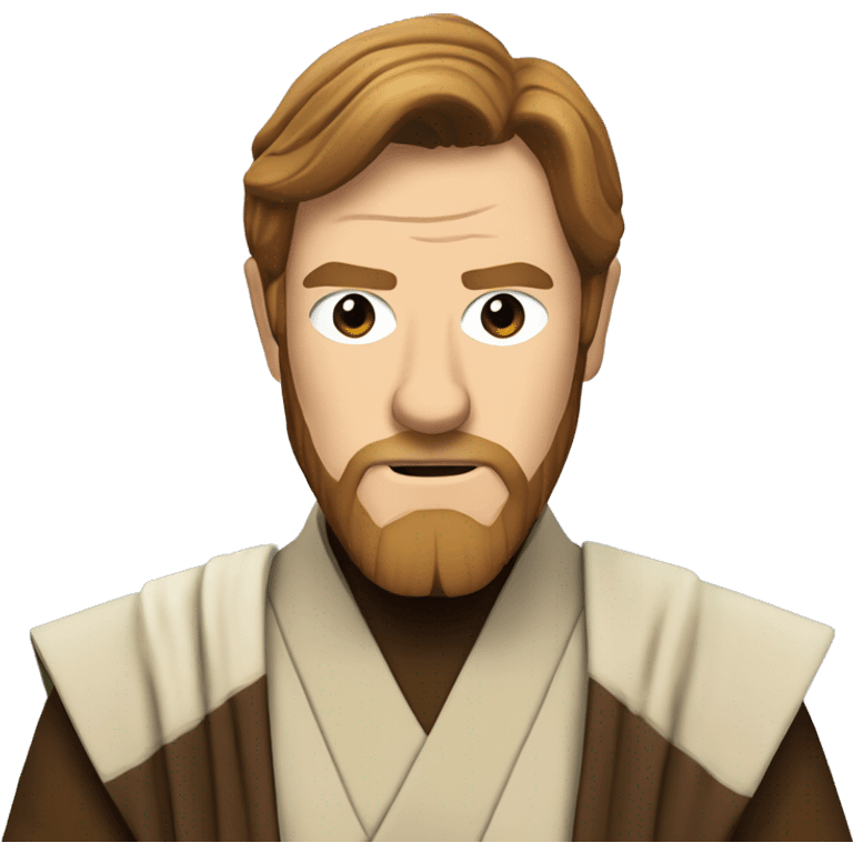 Obi Wan Kenobi from episode 4 of Star Wars emoji