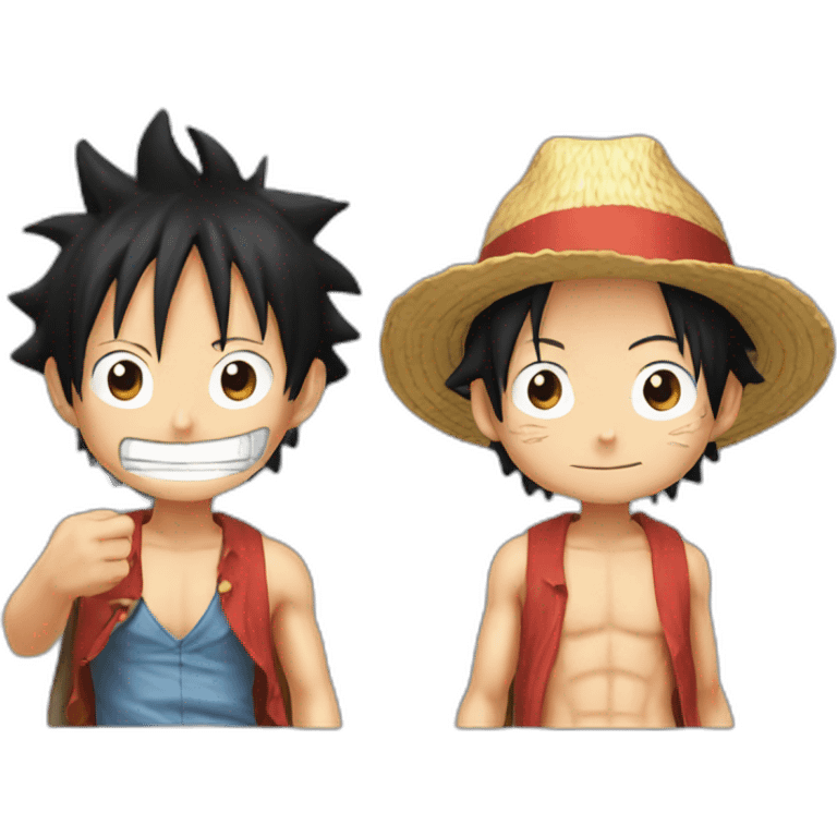 Luffy et ace emoji