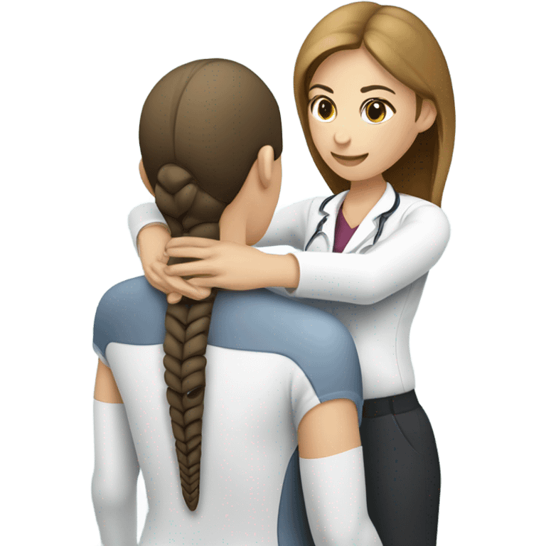 Female chiropractor  emoji