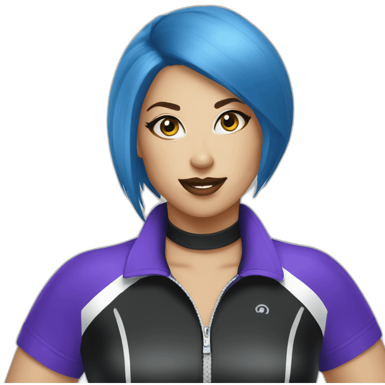 roller derby blue emoji