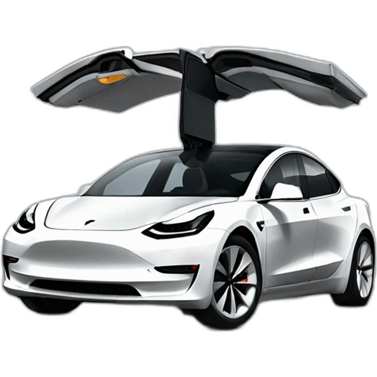 Tesla model 3 emoji