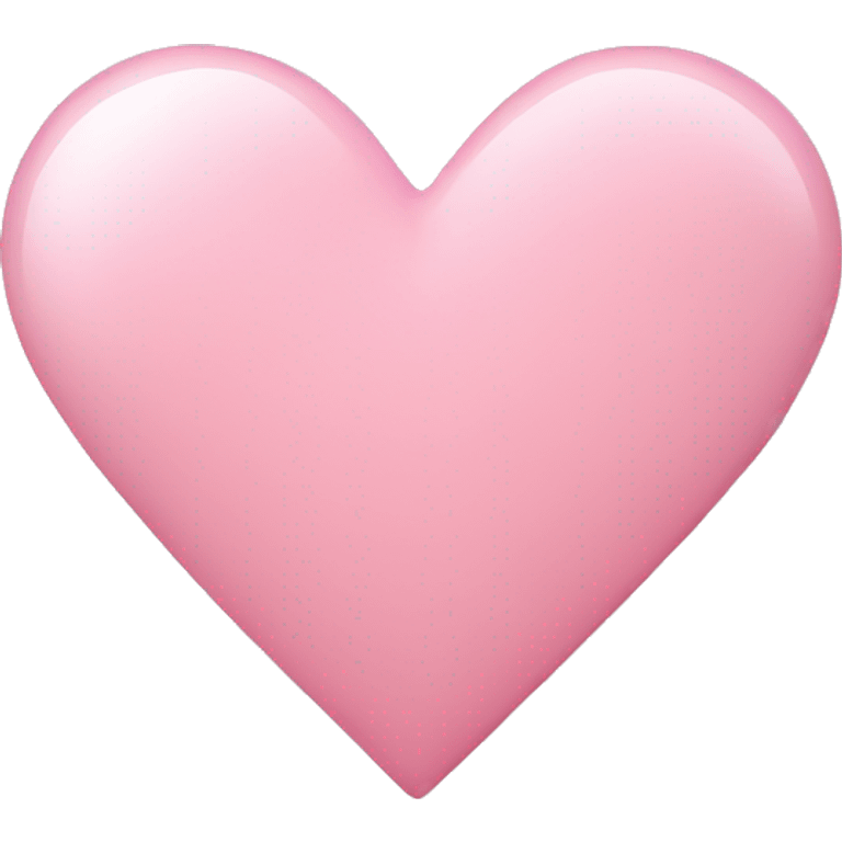 Light pink heart emoji