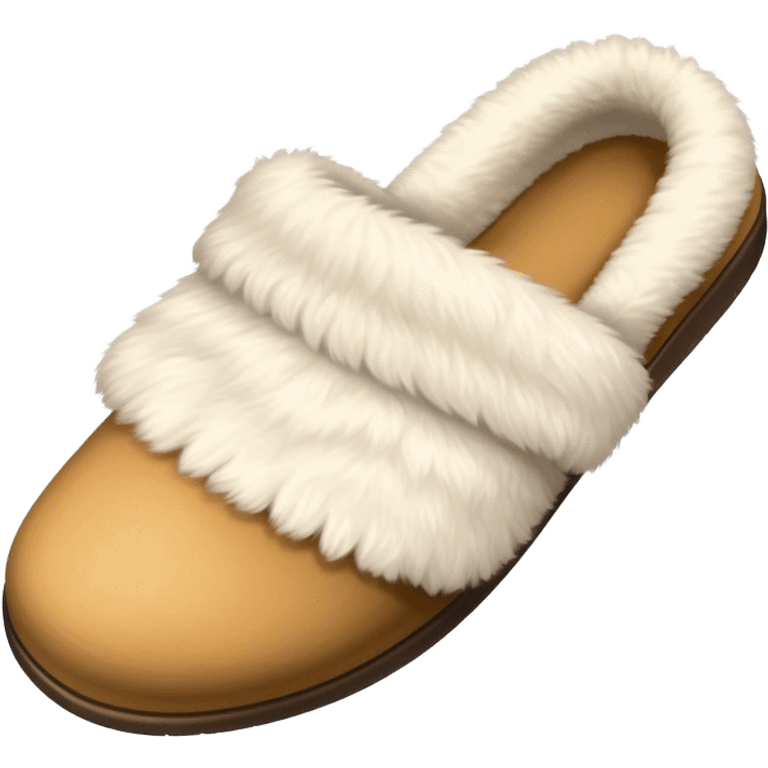 Hand holding slipper emoji