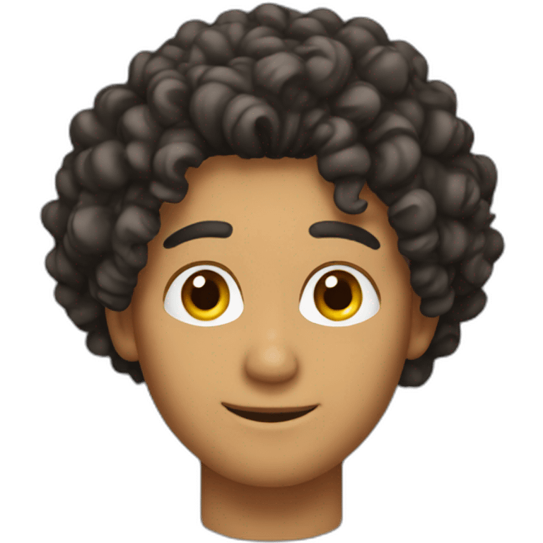 hot mexican guy with curly hair emoji