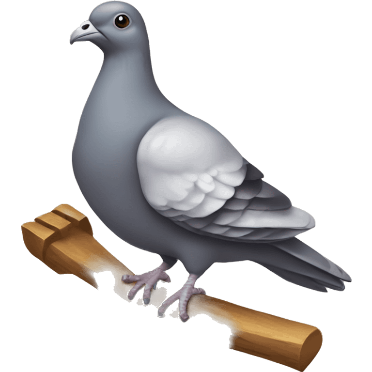 religious pigeon with cross emoji