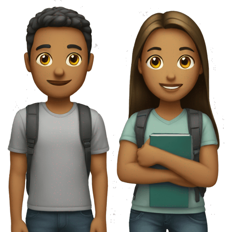 Two students emoji