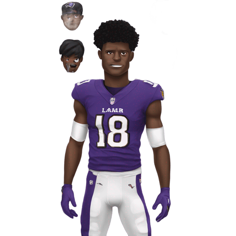 Lamar Jackson is cold emoji