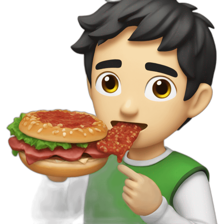 fernanfloo comiendo chorizo emoji