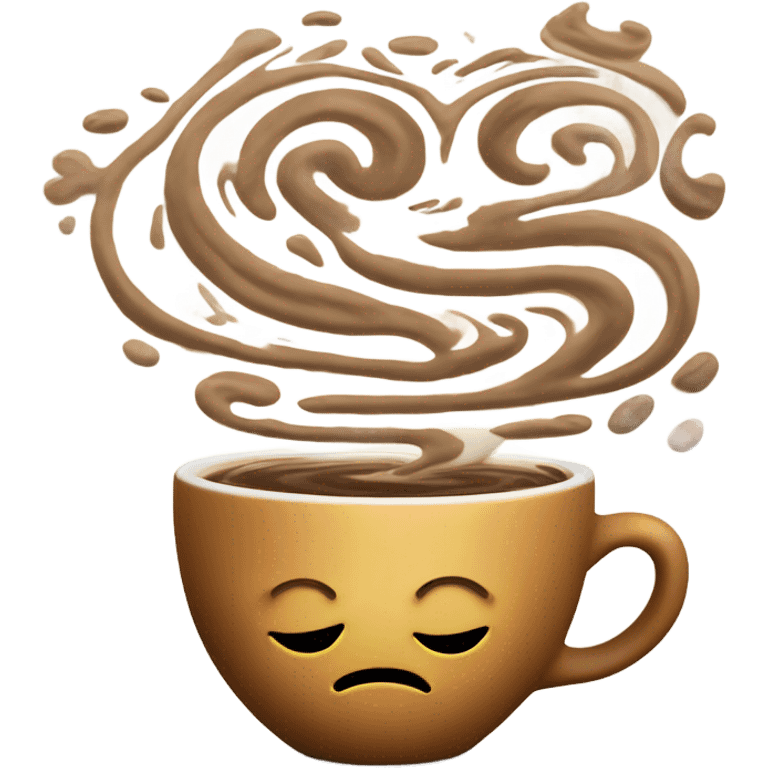 Coffee hypnosis emoji