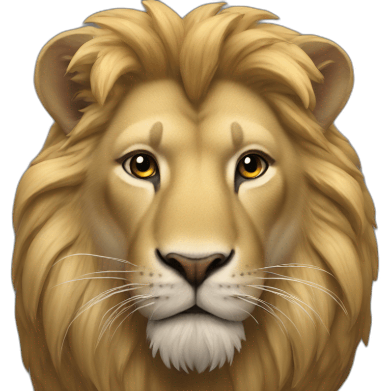 Souris sur lion emoji