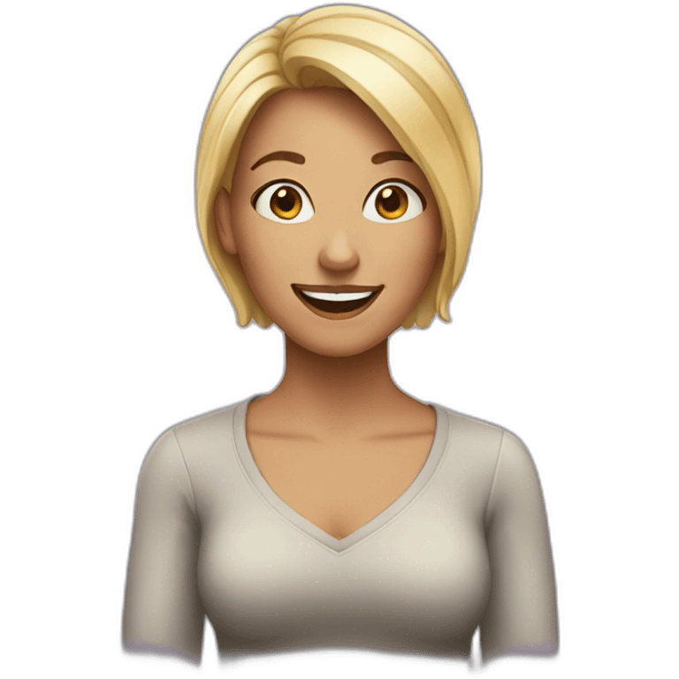 woman-happy emoji