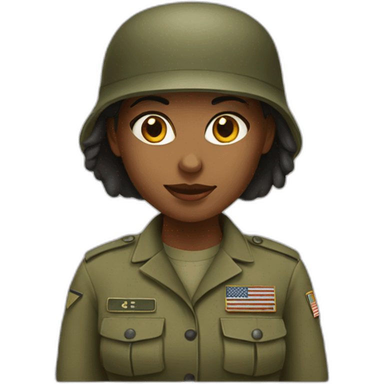 army girl emoji