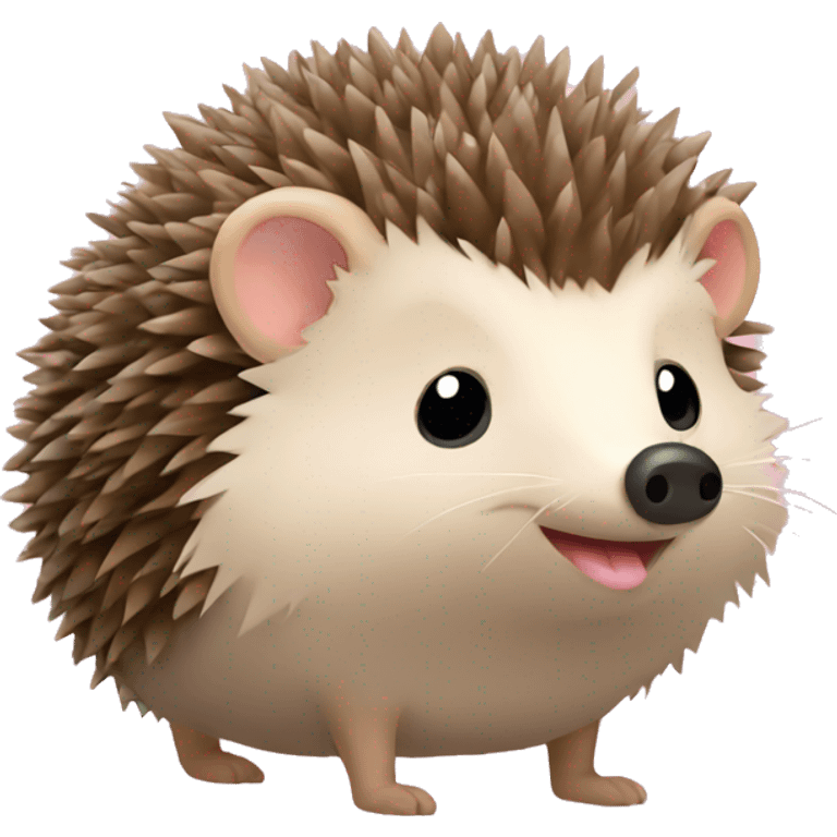 hedgehog with a bow emoji