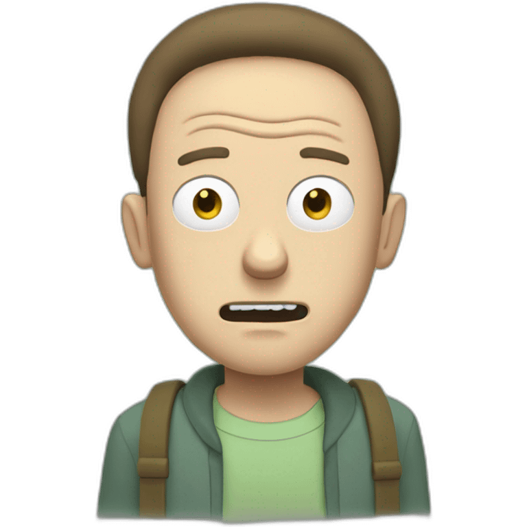 Morty from Rick and morty emoji