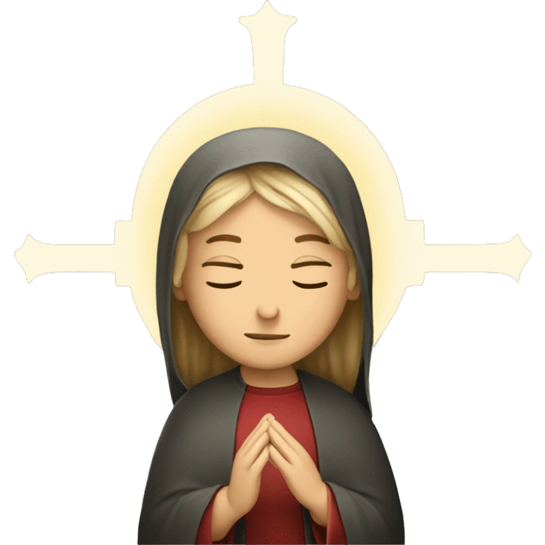 Catholic prayer card   emoji