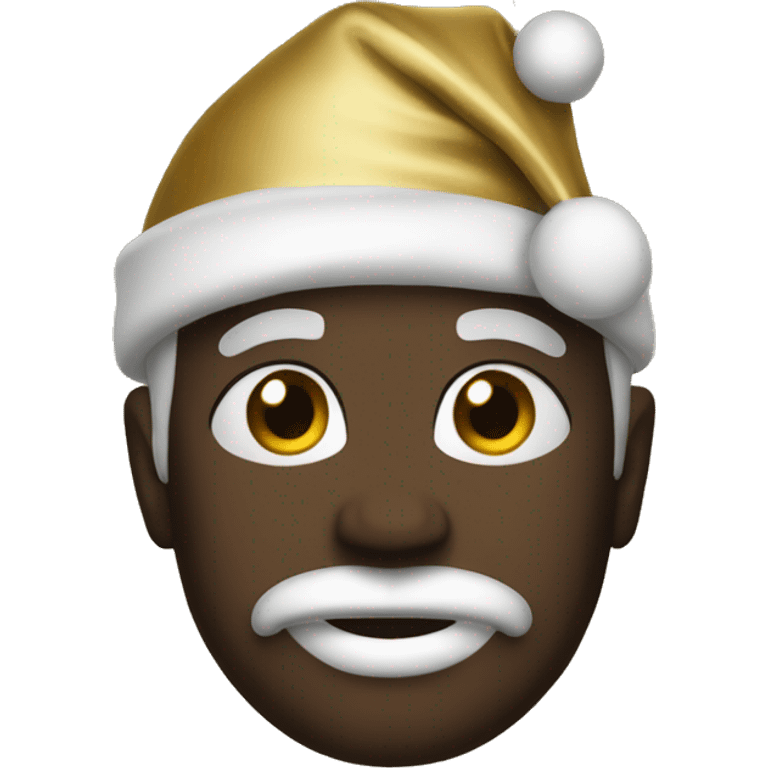 Black and gold Christmas  emoji