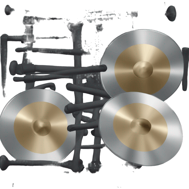 cymbals with hand grips emoji