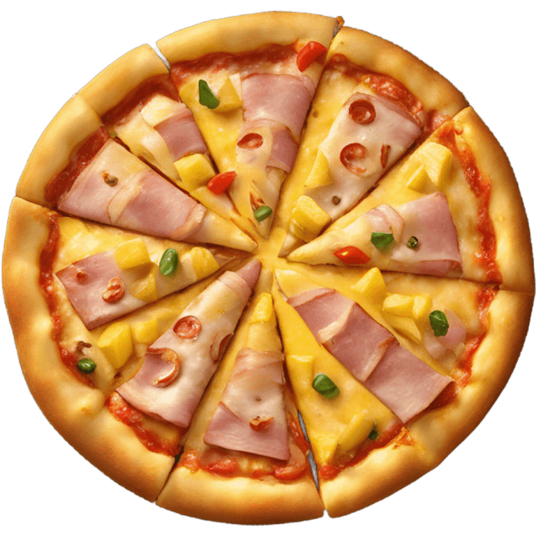 Pizza with pineapple emoji