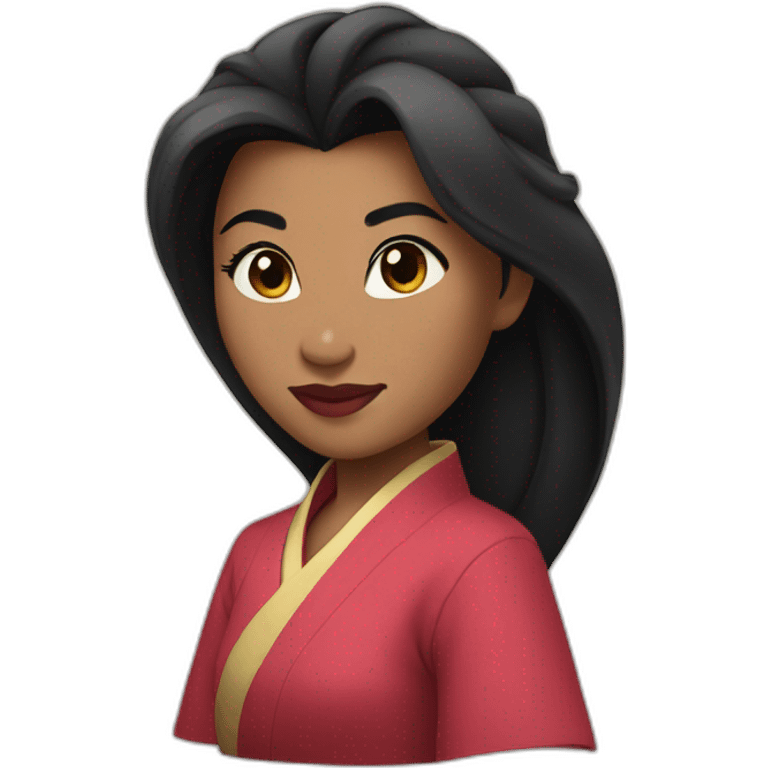 Black mulan emoji