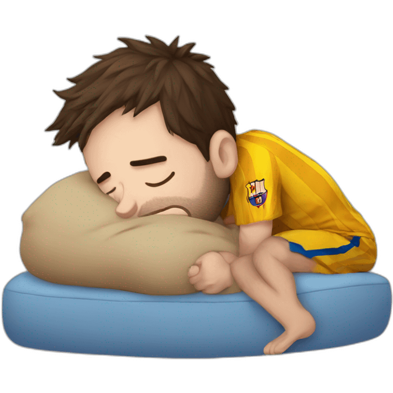 Sleeping - Messi - emoji