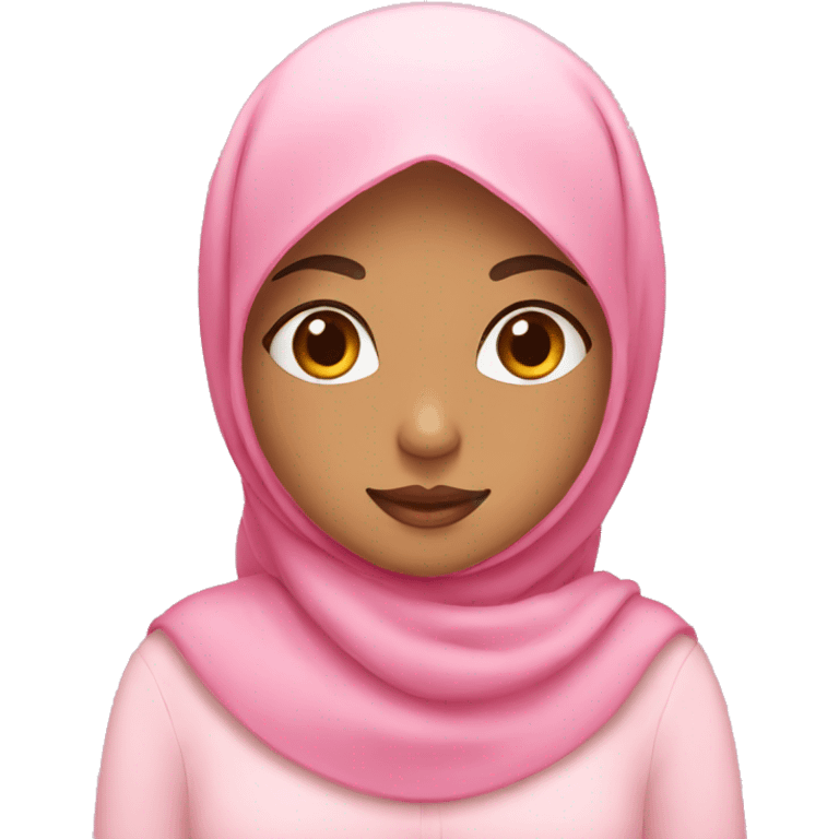 Hijab girl with hearts emoji