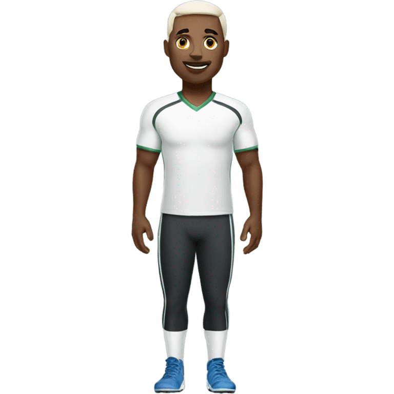 white full body sportman emoji