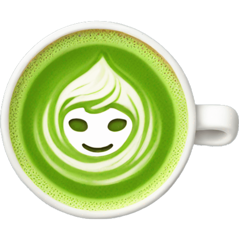 Matcha latte emoji