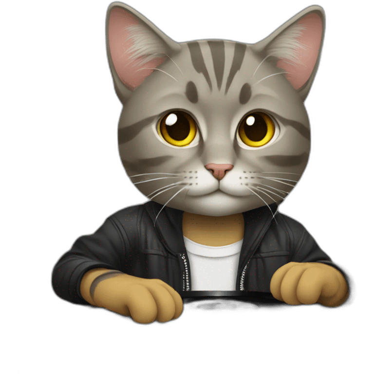 dj cat emoji