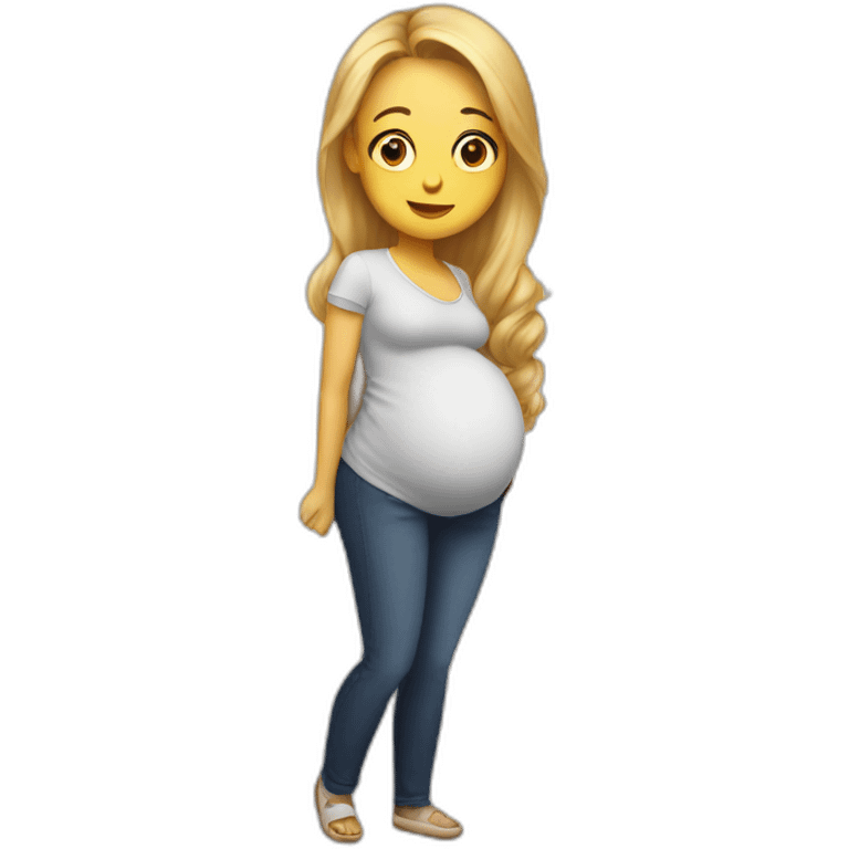 Pregnant chad Kroger emoji