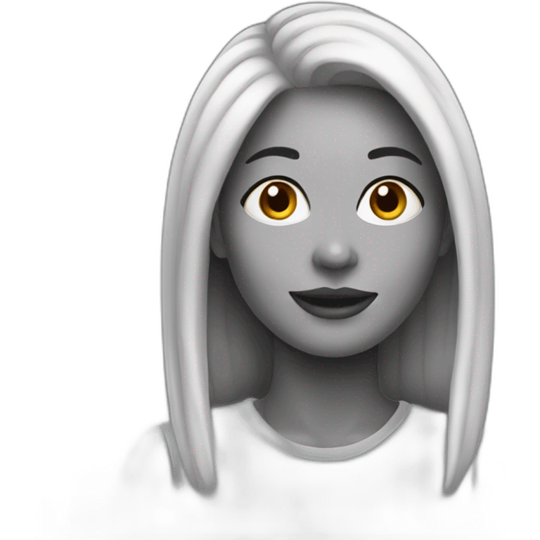 Woman black emoji