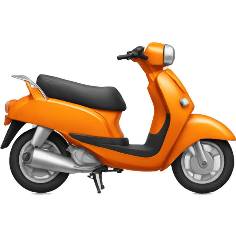 Orange moped emoji