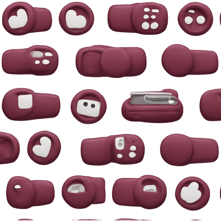 burgundy iphone 14 pro emoji