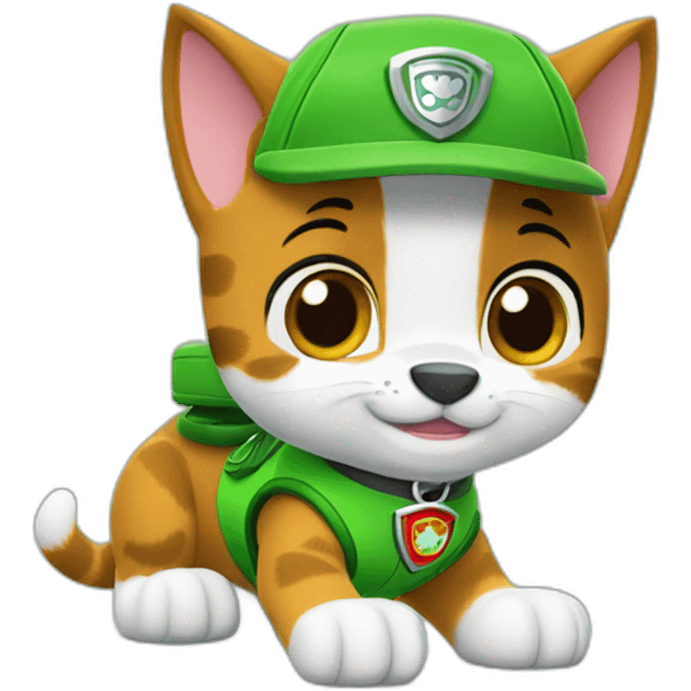 paw patrol rocky cat emoji