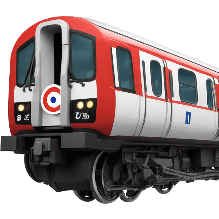 london underground train sideview emoji