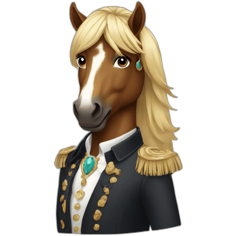 fashionable spirit horse emoji