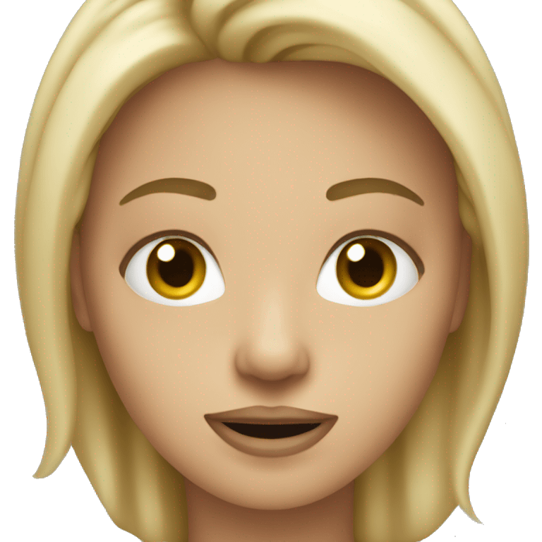 dirty blond,  emoji