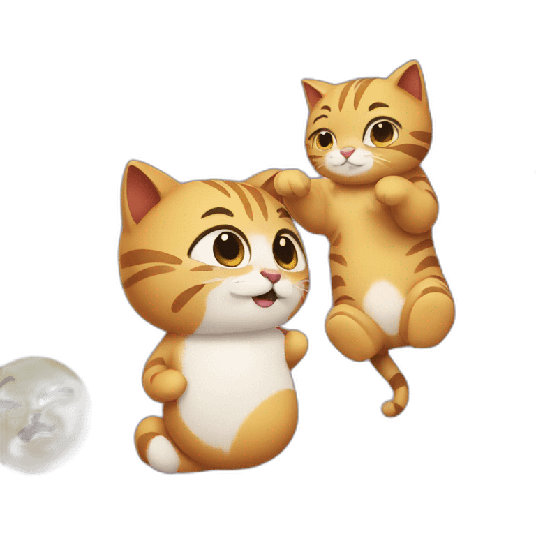 bambo and cat emoji